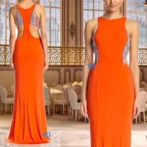 BRAND NEW - Terani Couture Cutout Gown